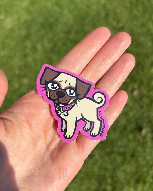 Cute Pug Sticker