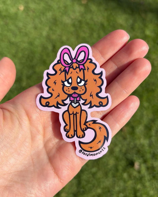 Lovely Spaniel Sticker