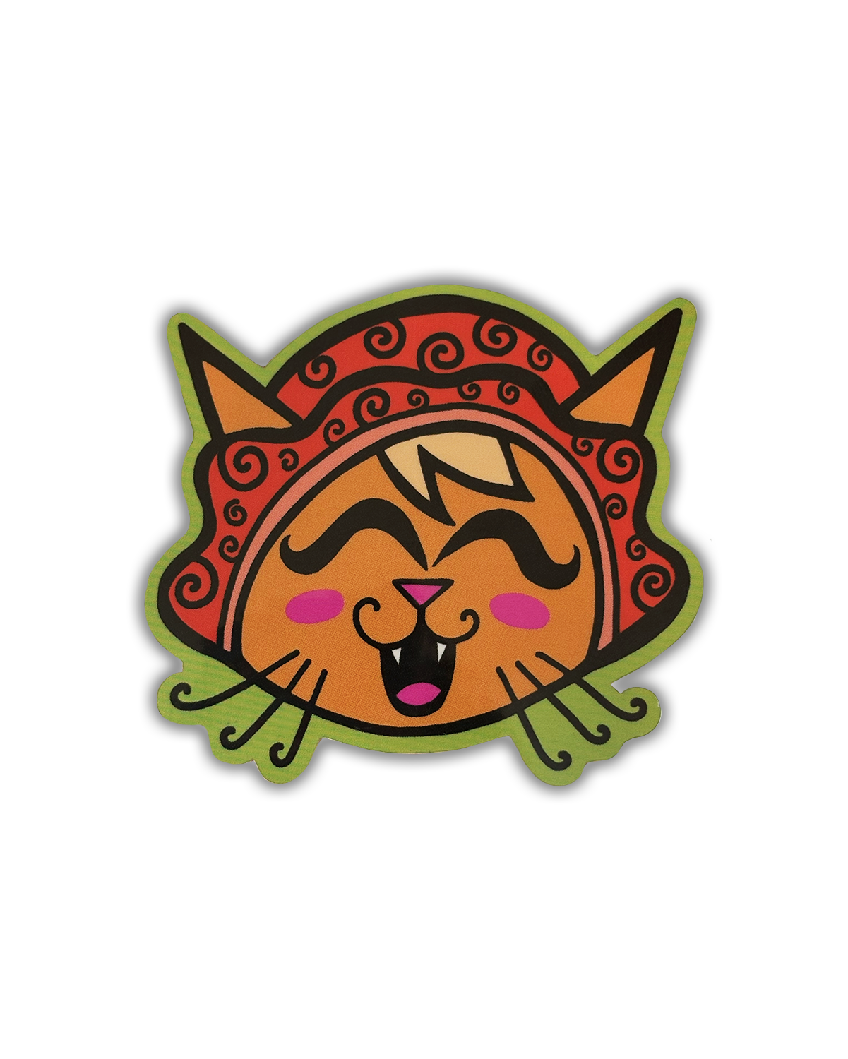 PLUR Kitty Sticker