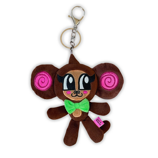 Monkey Plush Keychain