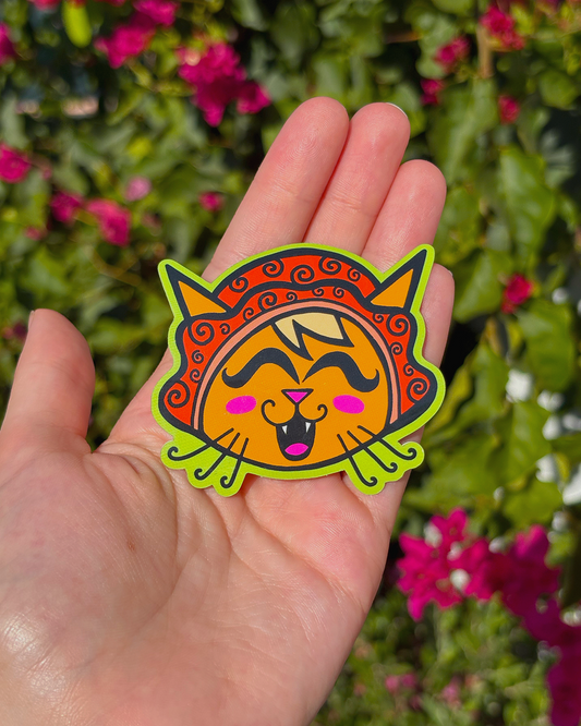 PLUR Kitty Sticker