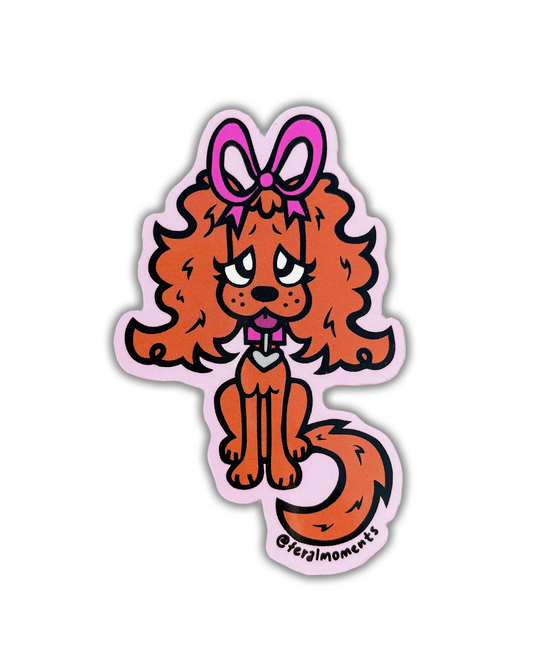 Lovely Spaniel Sticker