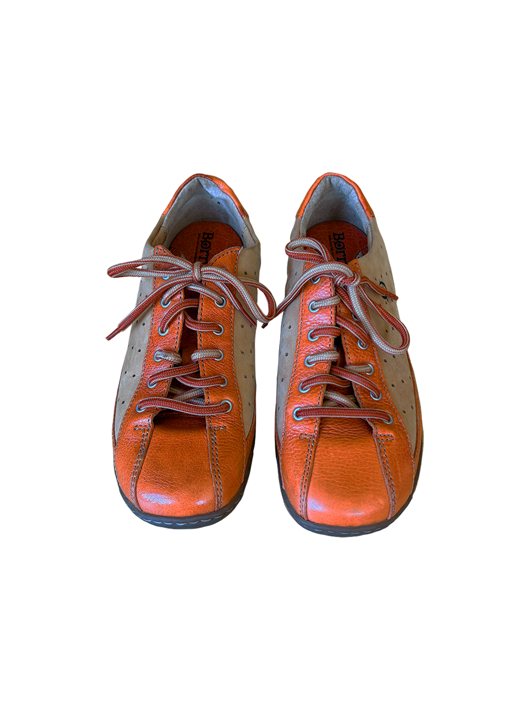 Orange Oxford Sneakers