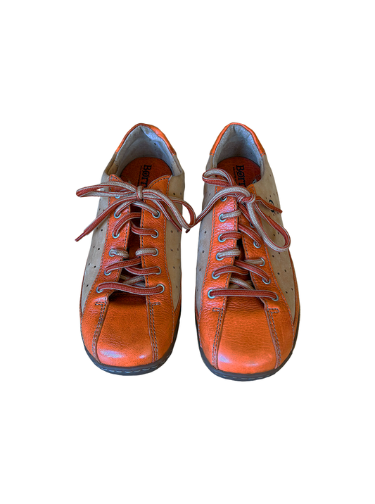 Orange Oxford Sneakers